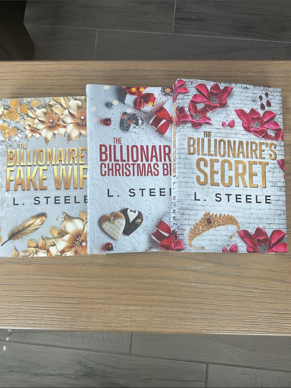 L Steele 3 Billionaire Books